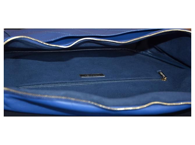 Marsupio Chanel x PHARRELL WILLIAMS Blu Gold hardware - vista 8