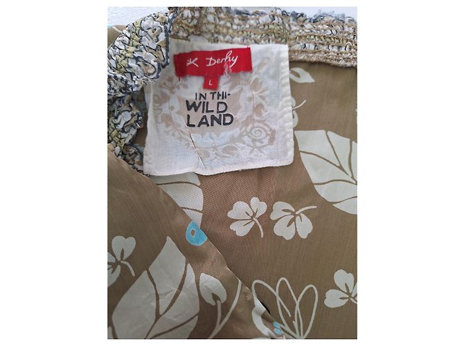 Autre Marque #blumenseidenkleid derhy Mehrfarben - Ansicht 6