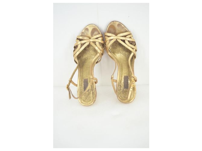 #Sandale #Absätze #arezzo Golden - Ansicht 3