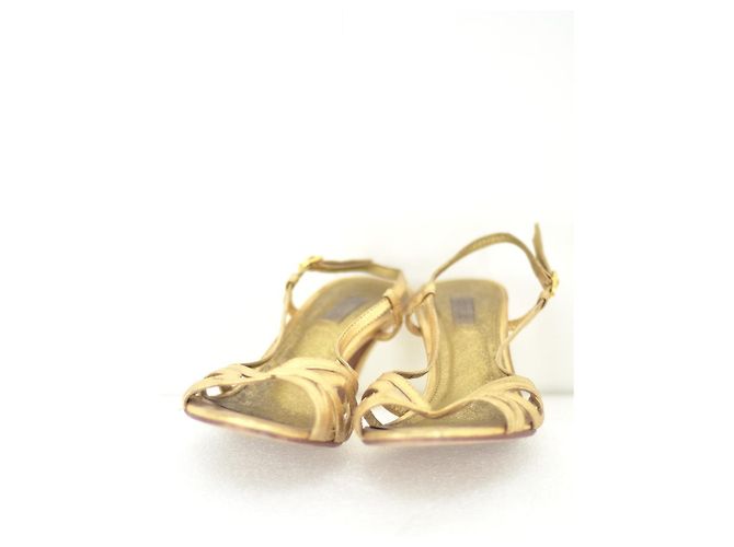 #Sandale #Absätze #arezzo Golden - Ansicht 5