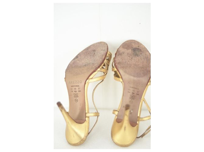 #Sandale #Absätze #arezzo Golden - Ansicht 6