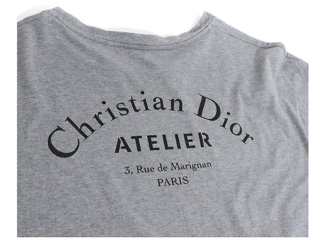 DIOR - Camiseta Atelier Gris (M) - vista 3