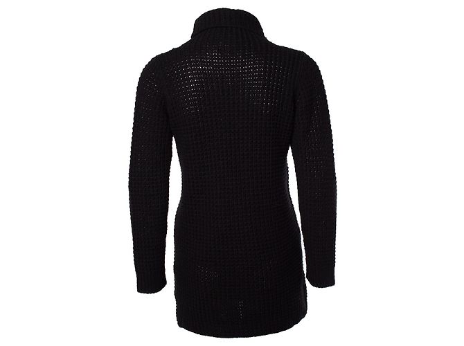 Autre Marque Wiederholen, gestrickter schwarzer Pullover - Ansicht 3
