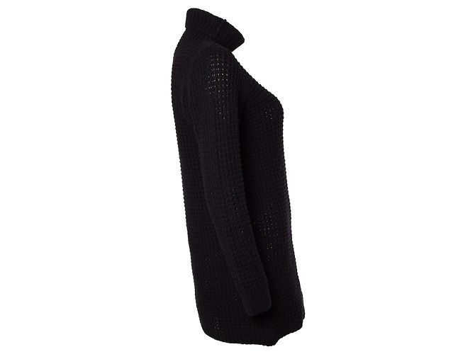 Autre Marque Wiederholen, gestrickter schwarzer Pullover - Ansicht 4