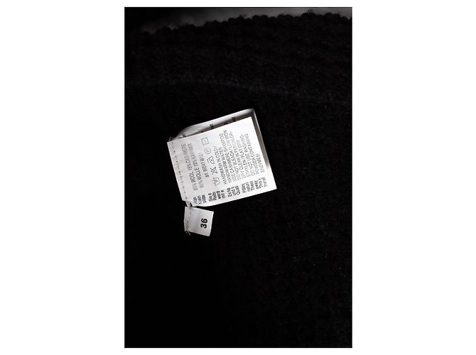 Autre Marque Wiederholen, gestrickter schwarzer Pullover - Ansicht 5