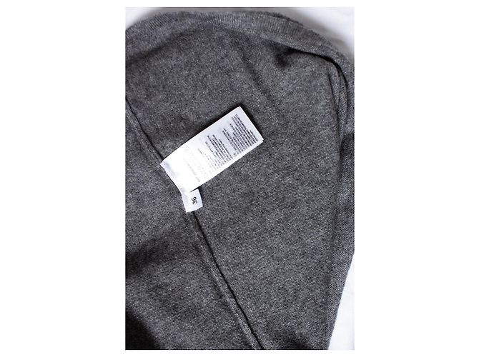 Autre Marque Wiederholen, graues Kaschmirkleid - Ansicht 6