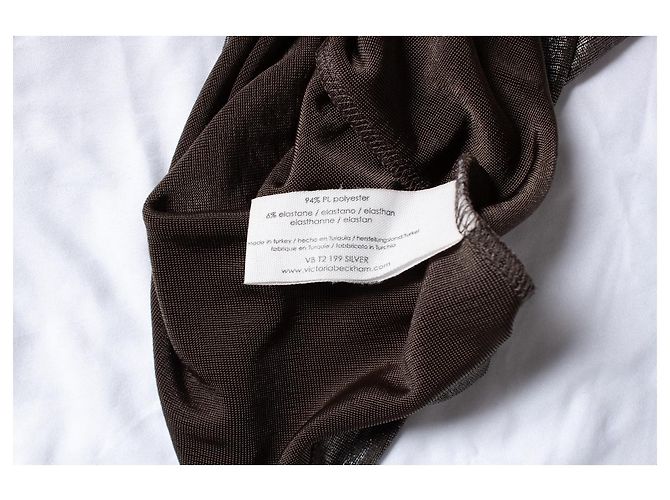 VICTORIA BECKHAM, Canotta metallizzata - vista 5