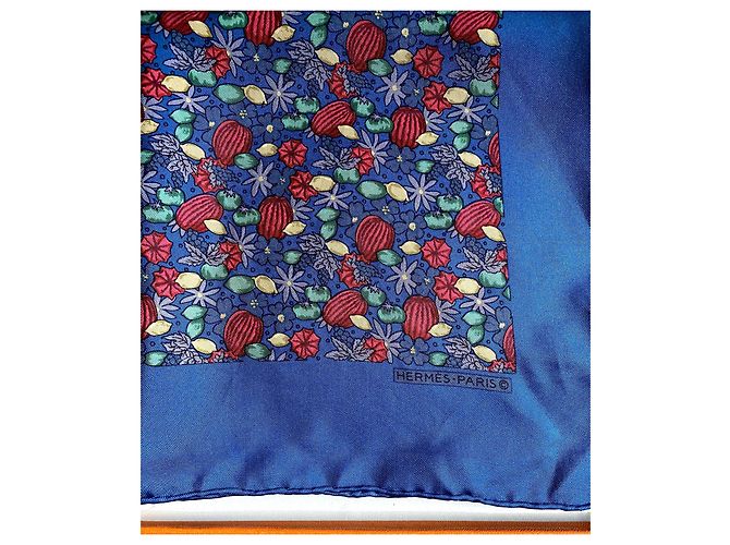 Hermès seda com cachecol carré Multicor - vista 4