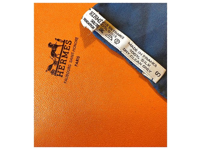Hermès seda com cachecol carré Multicor - vista 6