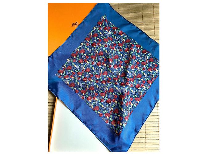 Hermès seda com cachecol carré Multicor - vista 8