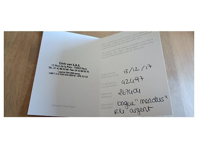 Dinh Van Handschellen R14 Silberring - Ansicht 4