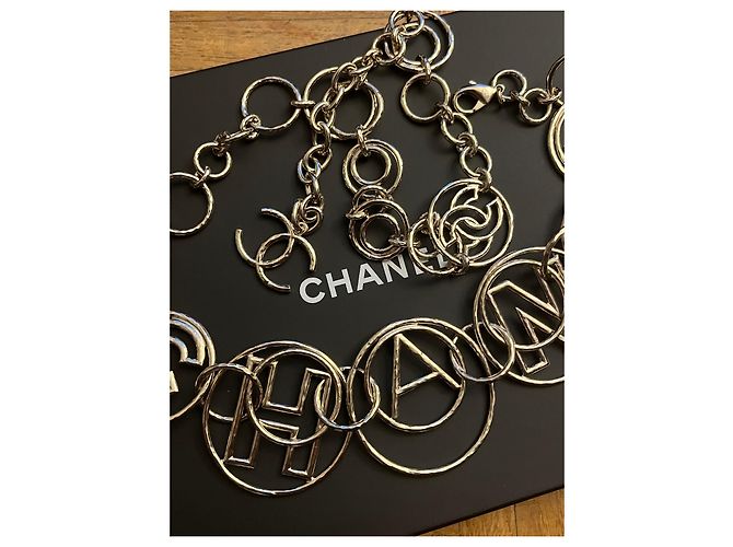Cambon Chanel Gürtel aus Goldmetall Gold hardware - Ansicht 5