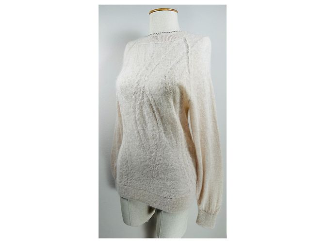 & Other Stories Beige Strickpullover Mohair Wolle S - Ansicht 2