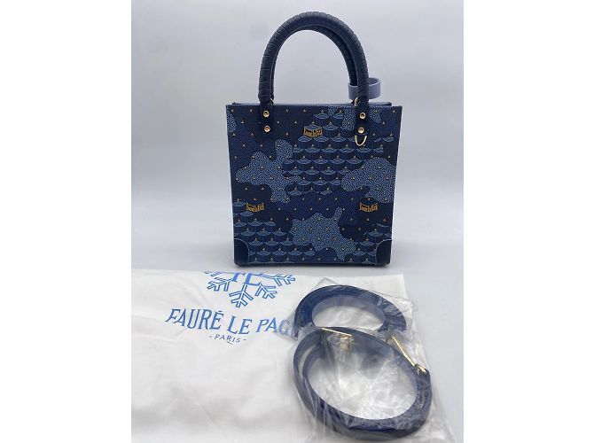 Fauré Le Page FAURE LE PAGE  Handbags T.  leather Blue - view 6
