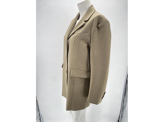 Samsoe & Samsoe Jacken T.International M Leinen Beige - Ansicht 4