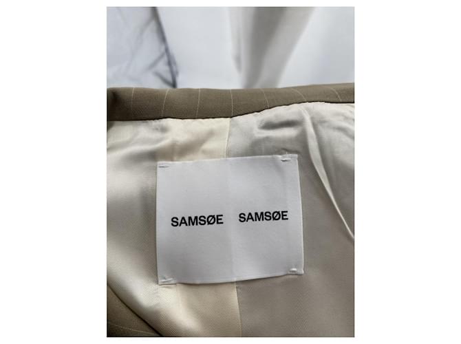 Samsoe & Samsoe Jacken T.International M Leinen Beige - Ansicht 5