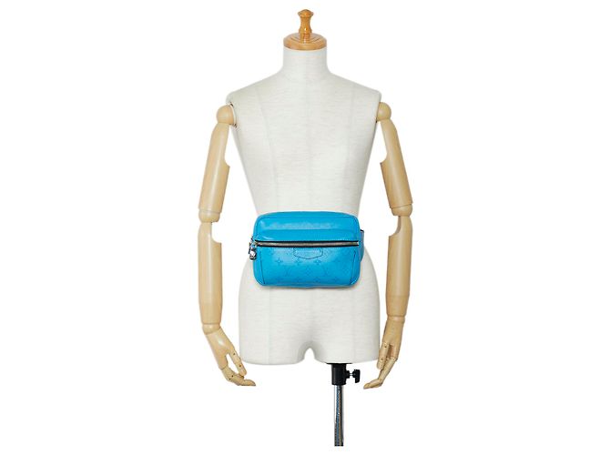 Bumbag Marsupio da esterno Taigarama con monogramma blu Louis Vuitton - vista 10