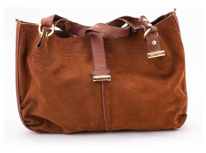 #jimmy choo #vintage #hobo #handbag #shoulderbag Marrone Marrone chiaro Caramello Cioccolato Marrone scuro Cammello - vista 2