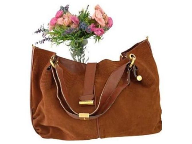 #jimmy choo #vintage #hobo #handbag #shoulderbag Marrone Marrone chiaro Caramello Cioccolato Marrone scuro Cammello - vista 6