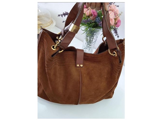 #jimmy choo #vintage #hobo #handbag #shoulderbag Marrone Marrone chiaro Caramello Cioccolato Marrone scuro Cammello - vista 7