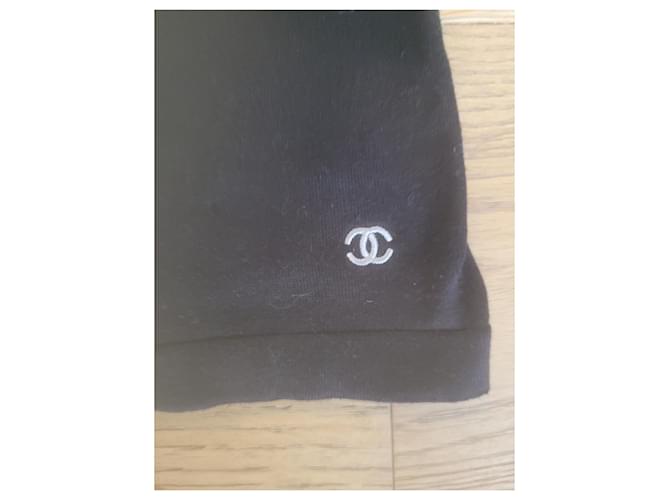 Top Chanel Uniforme Negro Algodón - vista 4