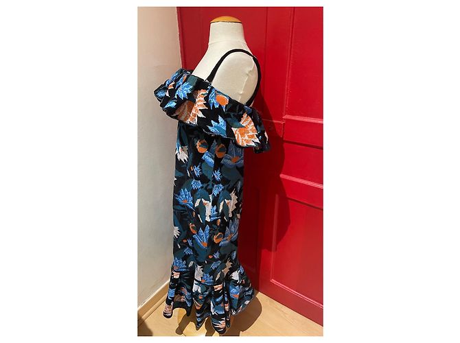 Abito Kenzo Défilé Memento 3 Multicolore con Volant - vista 2