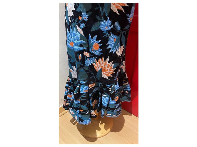 Abito Kenzo Défilé Memento 3 Multicolore con Volant - vista 4