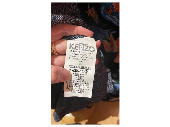 Abito Kenzo Défilé Memento 3 Multicolore con Volant - vista 7