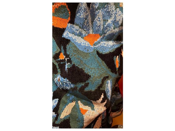 Abito Kenzo Défilé Memento 3 Multicolore con Volant - vista 9