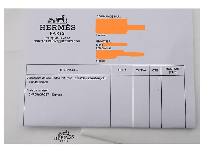 Hermès Rodeo PM Taschenanhänger Lammfell Mehrfarbig - Ansicht 7