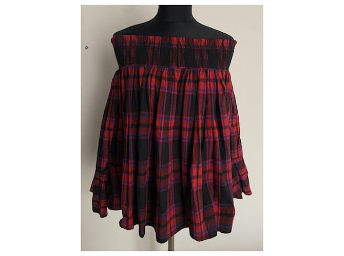 Camicetta Maje in cotone smockata Multicolore - vista 2