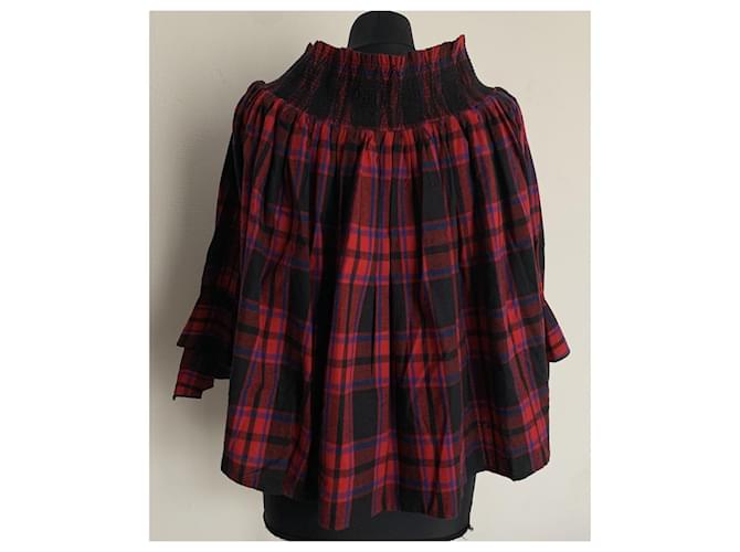 Camicetta Maje in cotone smockata Multicolore - vista 4