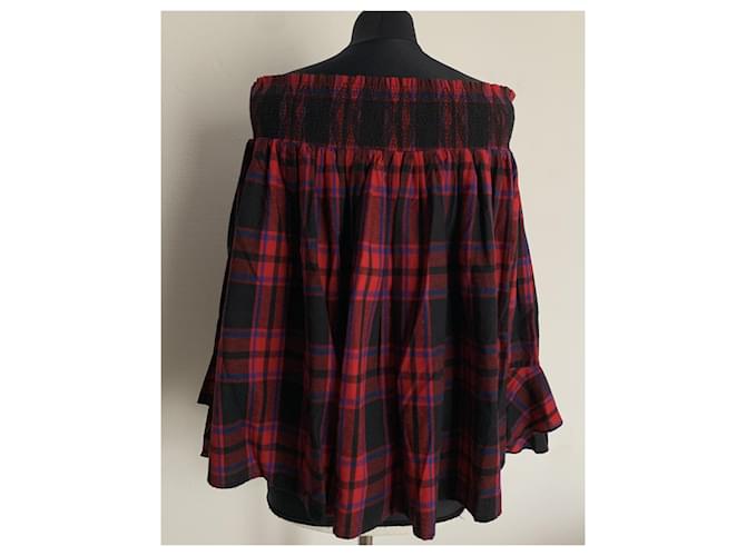 Camicetta Maje in cotone smockata Multicolore - vista 5
