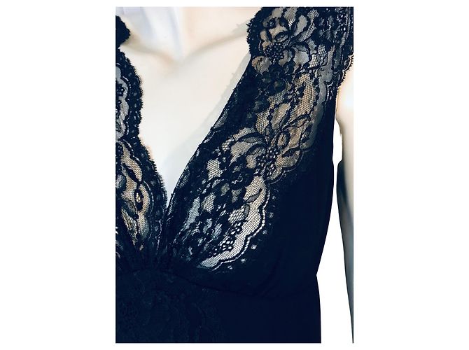Valentino-Kleid aus Schurwolle Schwarz - Ansicht 2