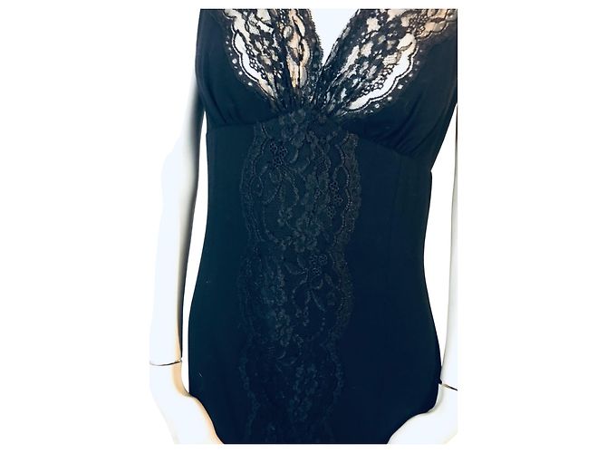 Valentino-Kleid aus Schurwolle Schwarz - Ansicht 3