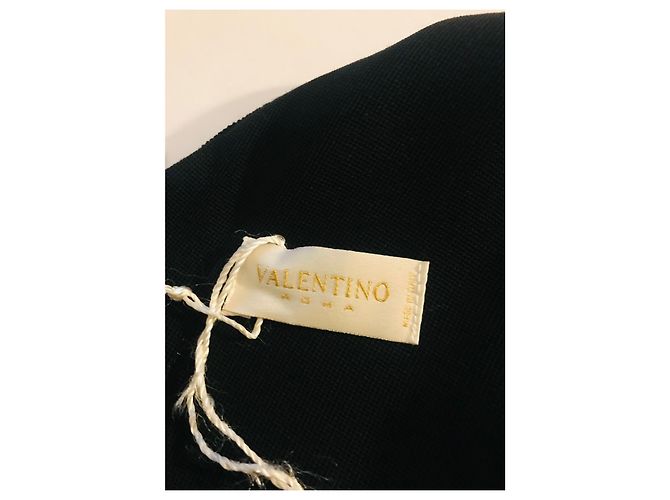 Valentino-Kleid aus Schurwolle Schwarz - Ansicht 9