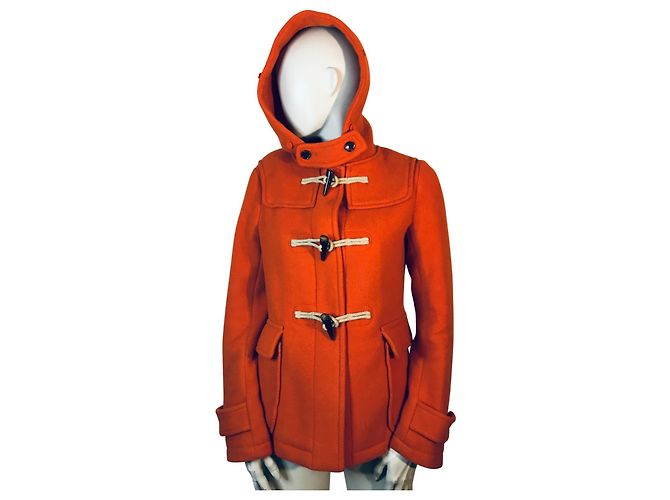 abrigo Uniqlo en mezcla de lana Naranja - vista 10