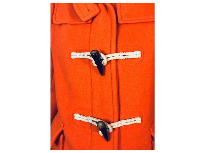 abrigo Uniqlo en mezcla de lana Naranja - vista 4