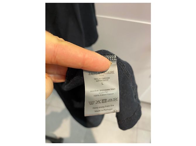 Zadig & Voltaire Camiseta bordada de Zadig y Voltaire Negro - vista 6