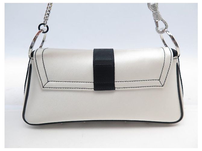 NUOVA BORSA A MANO GALLIANO CHRISTIAN DIOR HARDCORE CON MOSCHETTONE STRASS - vista 2