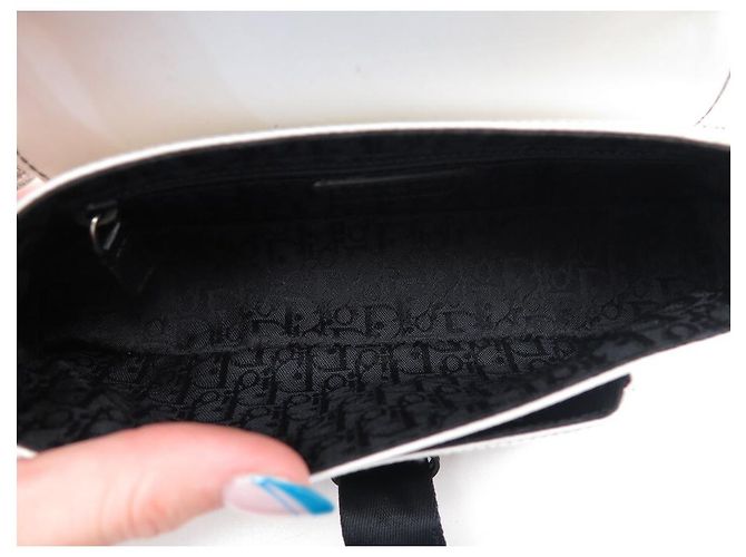 NUOVA BORSA A MANO GALLIANO CHRISTIAN DIOR HARDCORE CON MOSCHETTONE STRASS - vista 6