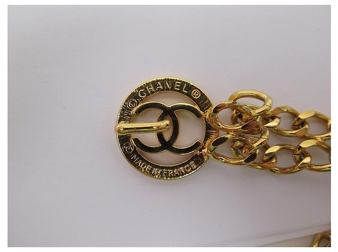 NEUE CHANEL GÜRTEL GOLDKETTE MEDAILLON CC-LOGO-HALSKETTE 60 BEIM 80 Gürtel Golden - Ansicht 3