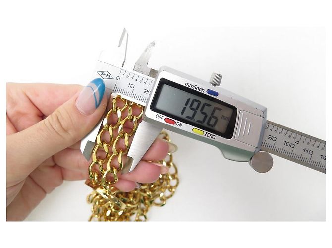 NEUE CHANEL GÜRTEL GOLDKETTE MEDAILLON CC-LOGO-HALSKETTE 60 BEIM 80 Gürtel Golden - Ansicht 6