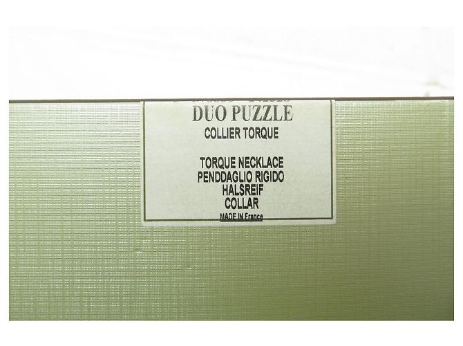 COLLANA CUORE CHRISTOFLE TORQUE DUO PUZZLE 44 Argento massiccio 925 collana d'argento - vista 13