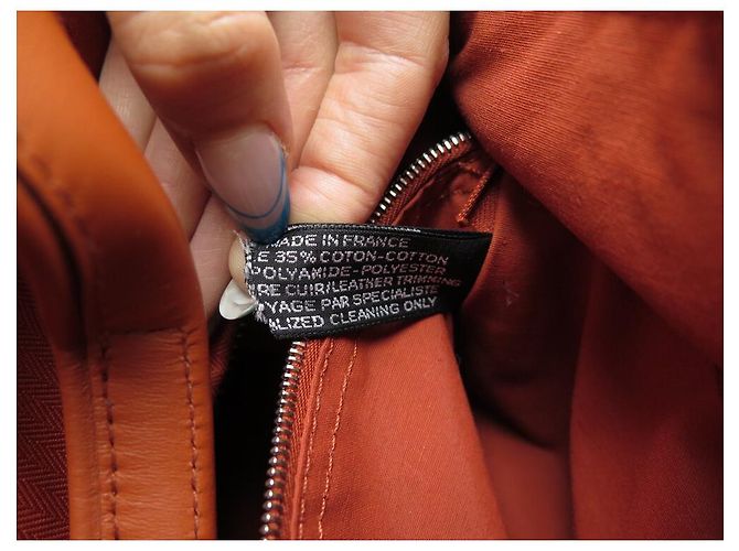 Hermès NOVA BOLSA HERMES ACAPULCO PM CABAS LONA E COURO LARANJA NOVA BOLSA DE MÃO - vista 11