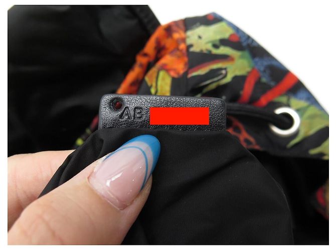 NEUER GIVENCHY JAW BK RUCKSACK500DK03V-MEHRFARBIGE RUCKSACKTASCHE AUS NYLON - Ansicht 8