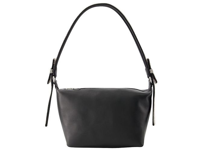 Donna Karan Double Bow Pouch - Kara - Leather - Black - view 3