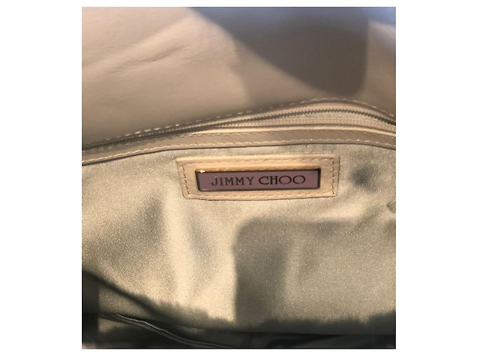 Borsa Jimmy Choo Tulita in pelliccia di coniglio bianca Bianco - vista 4