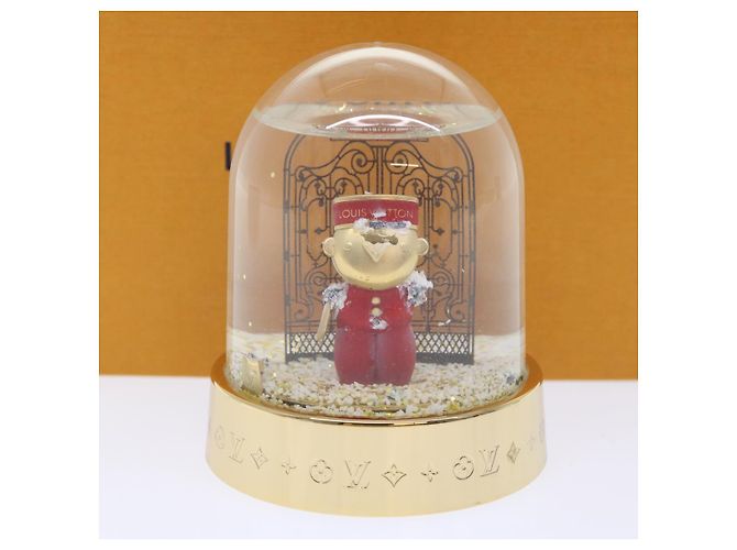LOUIS VUITTON boule à neige gaston boule à neige or clair GI0550 Auth LV 51069 Doré - vue 12
