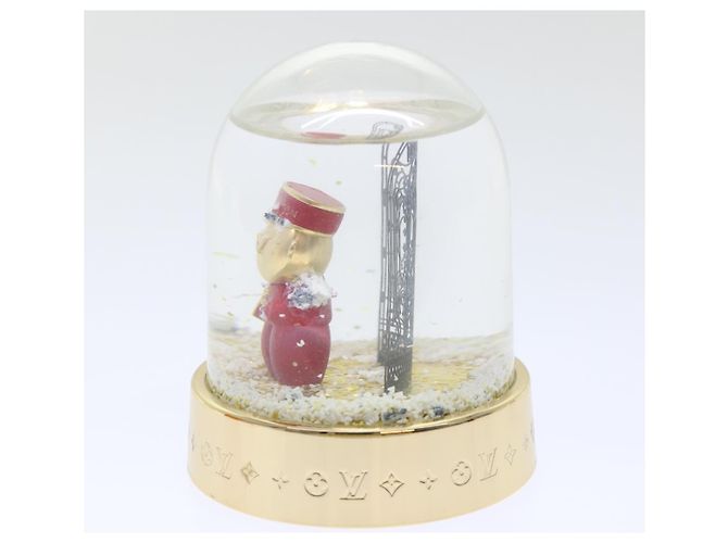 LOUIS VUITTON boule à neige gaston boule à neige or clair GI0550 Auth LV 51069 Doré - vue 3